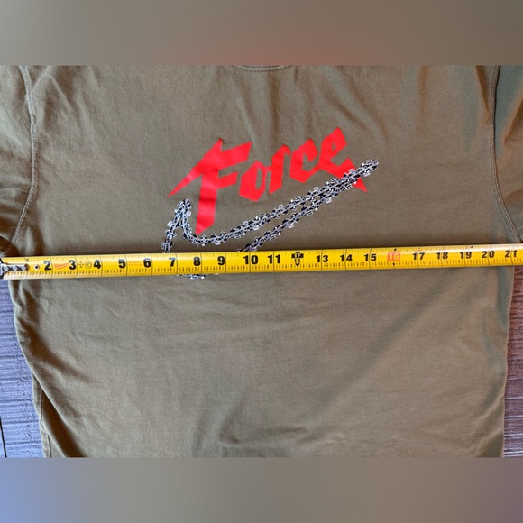 Nike Force - Blood Sweat Basketball T-Shirt Olive Green Men’s Size Medium - Picture 11 of 14